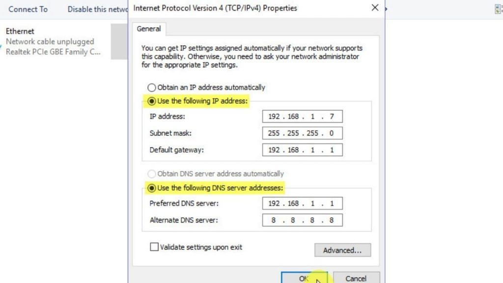 Cara Setting IP Addres Windows