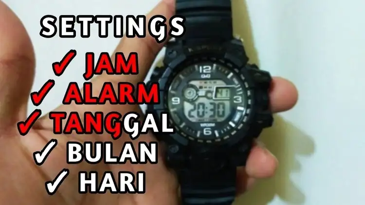 Cara Setting Jam Digital