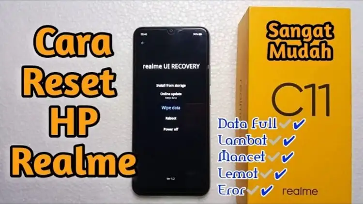 Cara Reset HP Realme C11