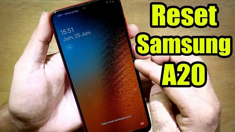 Cara Reset HP Samsung A20