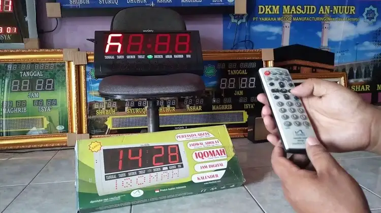 Cara Setting Jam Digital Masjid