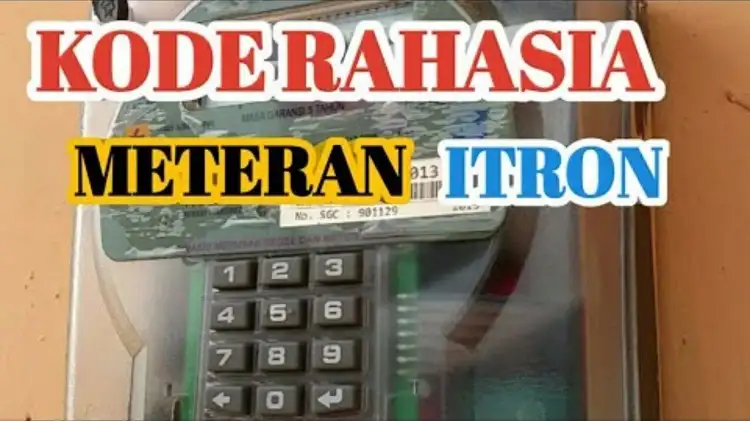 Kode Rahasia Meteran Pulsa Itron