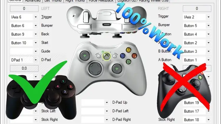 Menggunakan Emulator Joystick