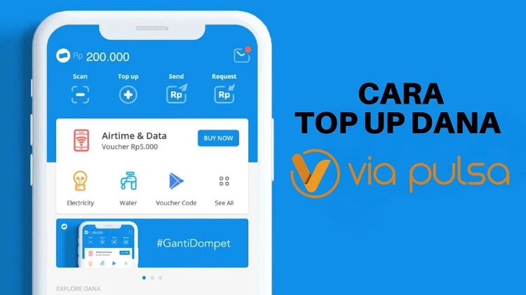 Top Up DANA Melalui Aplikasi Viapulsa