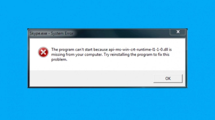 Error Api-Ms-Win-Crt-Runtime-I1-1-0.dll