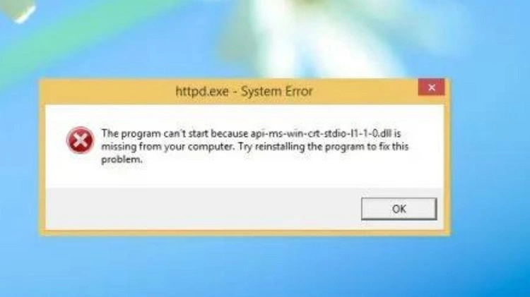 Mengatasi Error Api-Ms-Win-Crt-Runtime-I1-1-0.dll is Missing