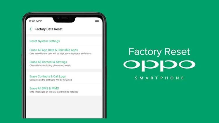 Reset Hp Oppo dengan Recovery Mode