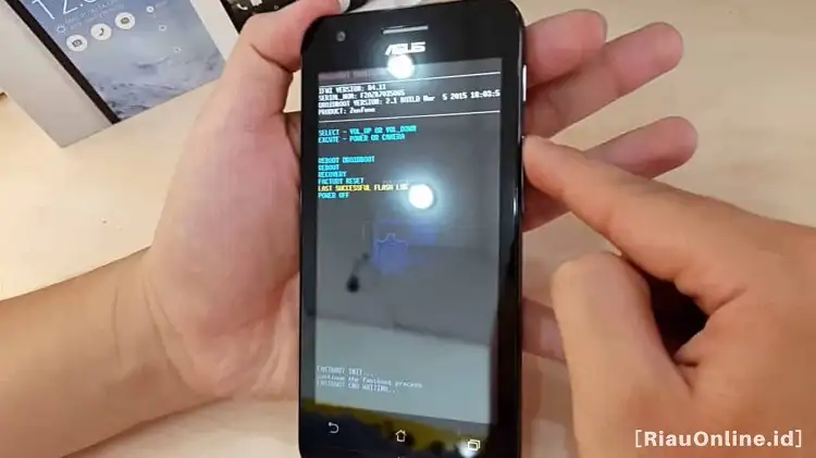 Reset Hp Asus Zenfone Melalui Pengaturan