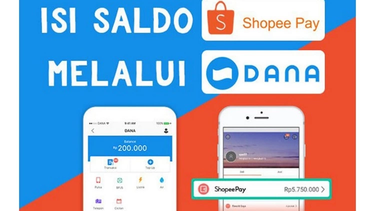 Cara Top Up ShopeePay Lewat Dana