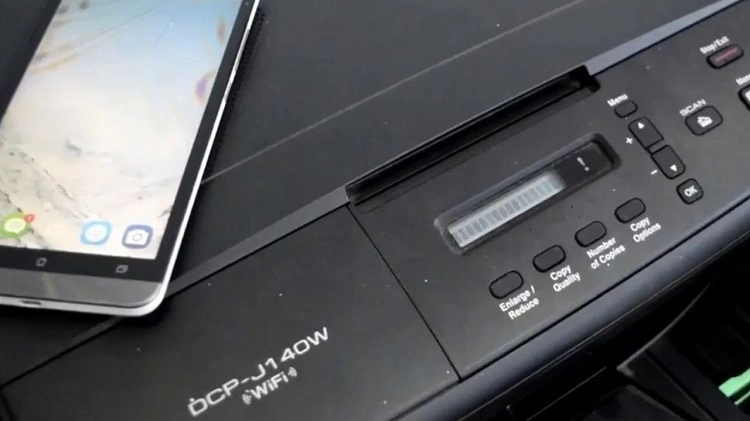 Setting Wifi Printer Brother DCP-J140W