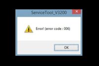 Service Tool Not Responding MP287