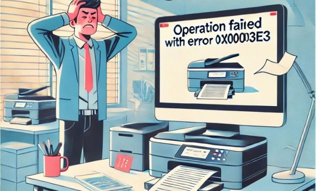 Operation Failed With Error 0x00003e3 Printer