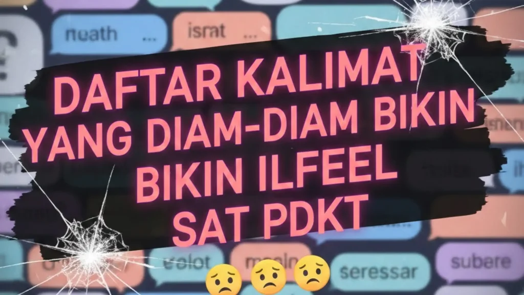 Kalimat yang Bikin Ilfeel Saat PDKT