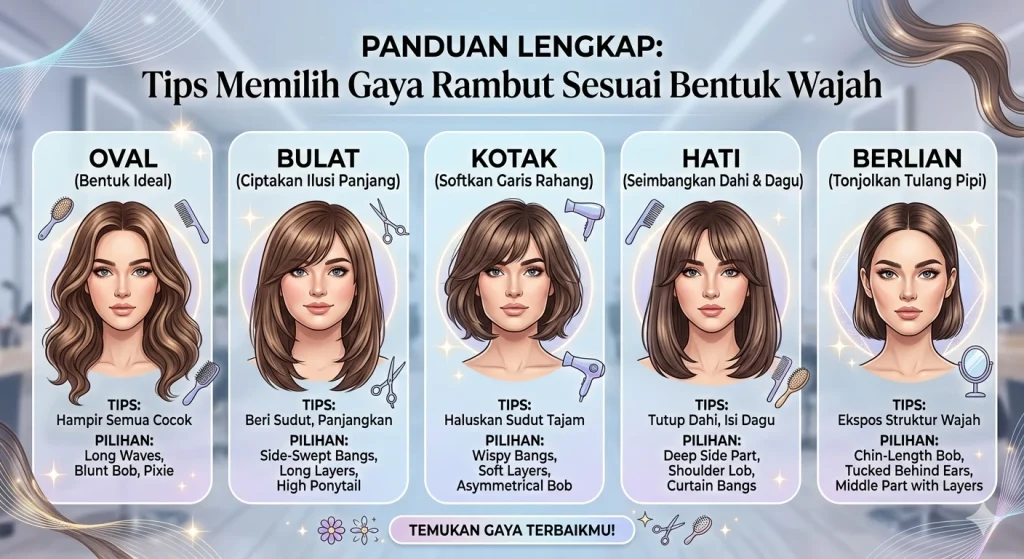 Tips Memilih Gaya Rambut