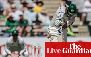 South Africa vs Australia Cricket Test Day Two Live Updates