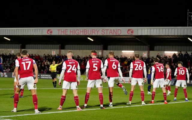 Arsenal Cup Tie Against Fleetwood Delayed by Drone Over Stadium