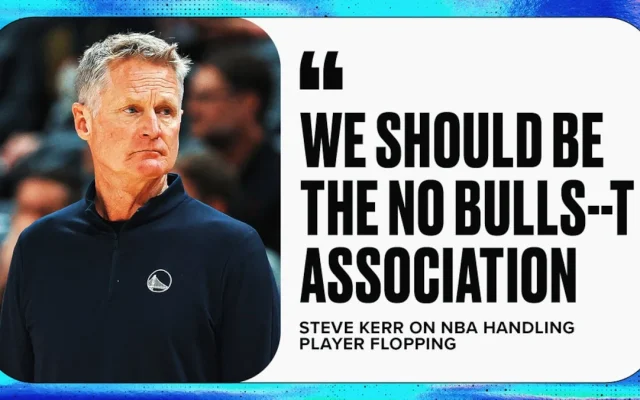 Steve Kerr Criticizes NBA Flopping and Calls for Strict Rules