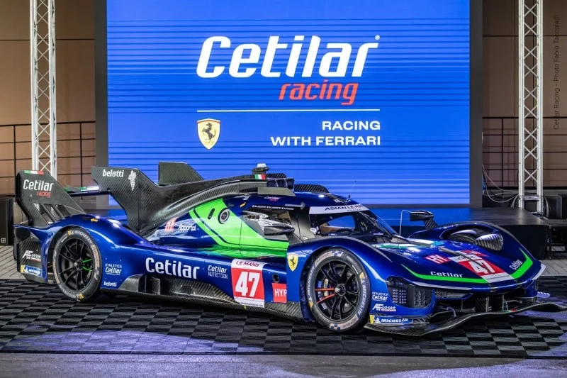 Cetilar Reveals Blue Ferrari 499P for Asian Le Mans