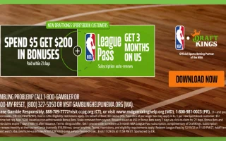 DraftKings Promo Code: $200 Bonus and NBA League Pass