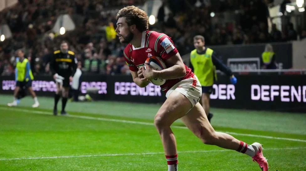 Leicester beat Bristol to go top of Prem standings