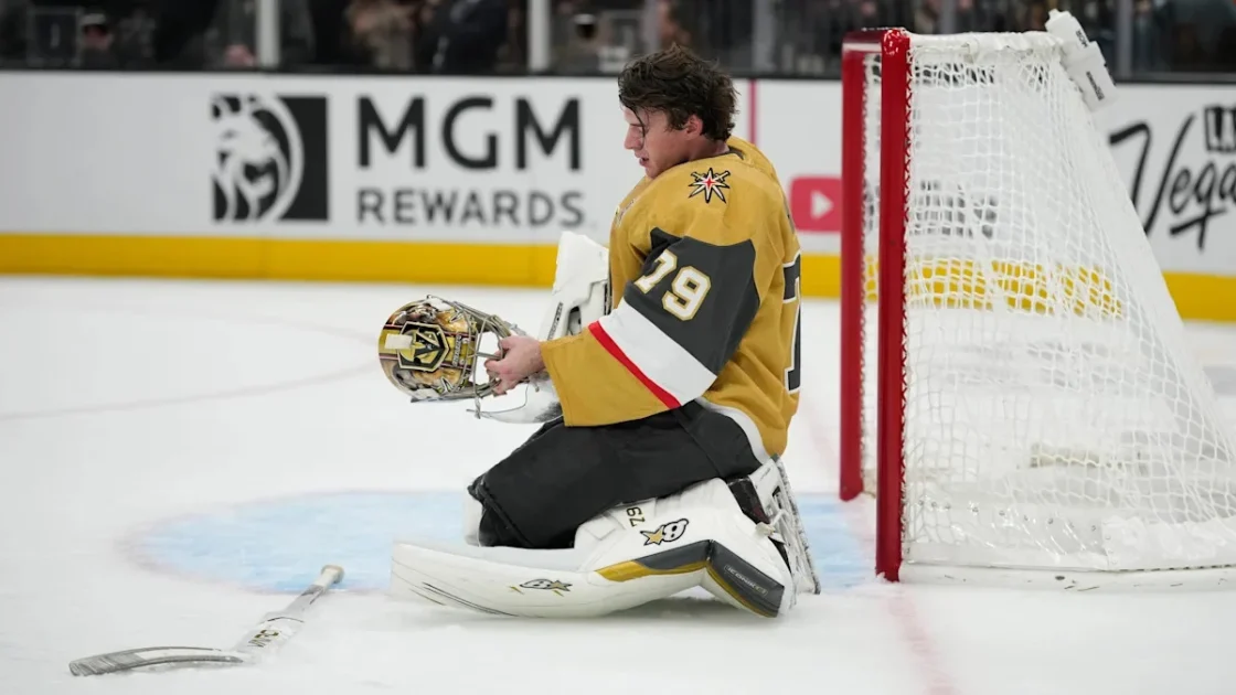 Golden Knights Start Adin Hill After Carter Hart Injury