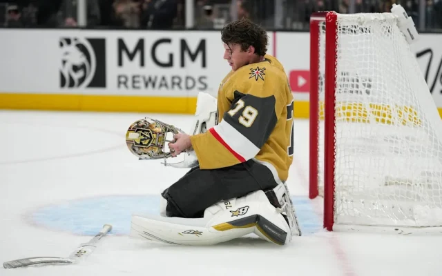 Golden Knights Start Adin Hill After Carter Hart Injury