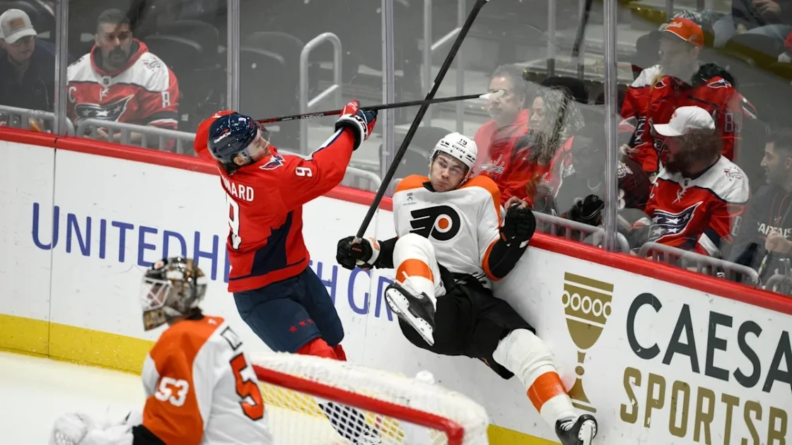 Alex Tuch Scores Twice as Capitals Defeat Flyers 5-2