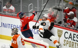 Alex Tuch Scores Twice as Capitals Defeat Flyers 5-2