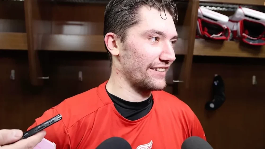 Michal Postava Wins First NHL Start as Red Wings Beat Oilers